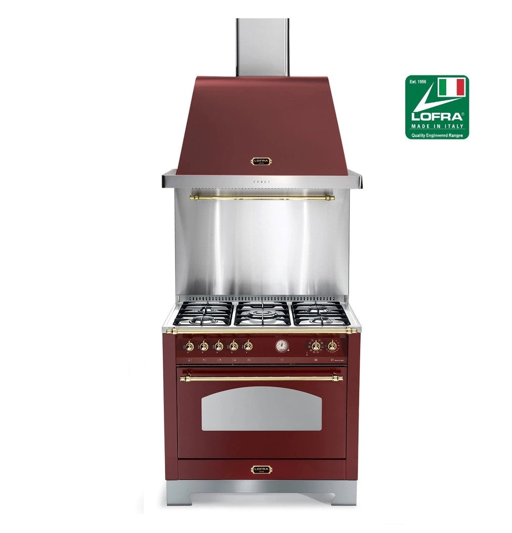 Lofra Dolcevita Suite RSUD 96MFTE 90cm Range Cooker Suite , Hood, Backsplash