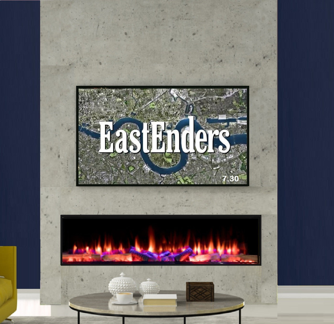 Iconic 750 Electric Fire HD750 Solarflame Multi-Sided Electric Fire