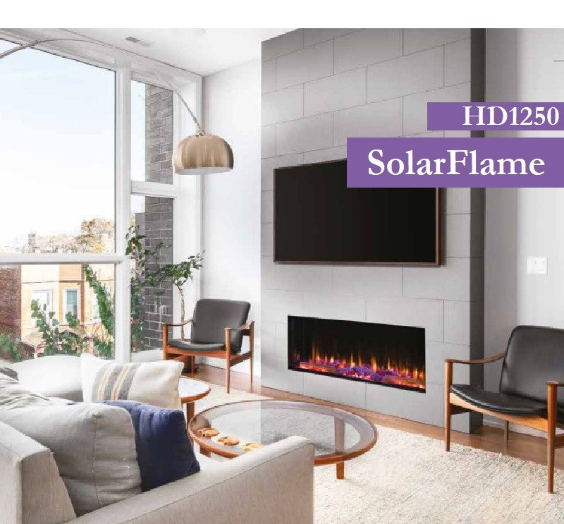 Iconic 750 Electric Fire HD750 Solarflame Multi-Sided Electric Fire