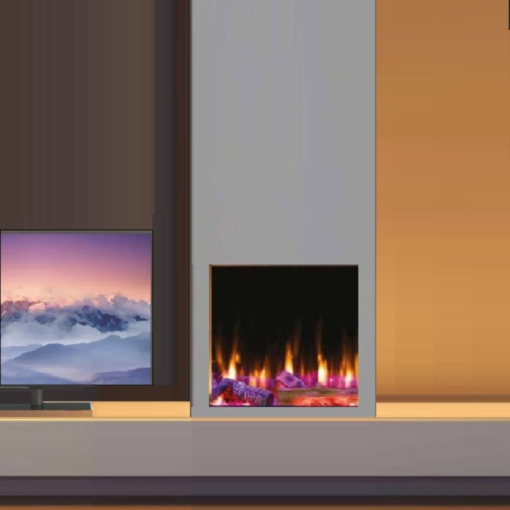 Iconic 750 Electric Fire HD750 Solarflame Multi-Sided Electric Fire