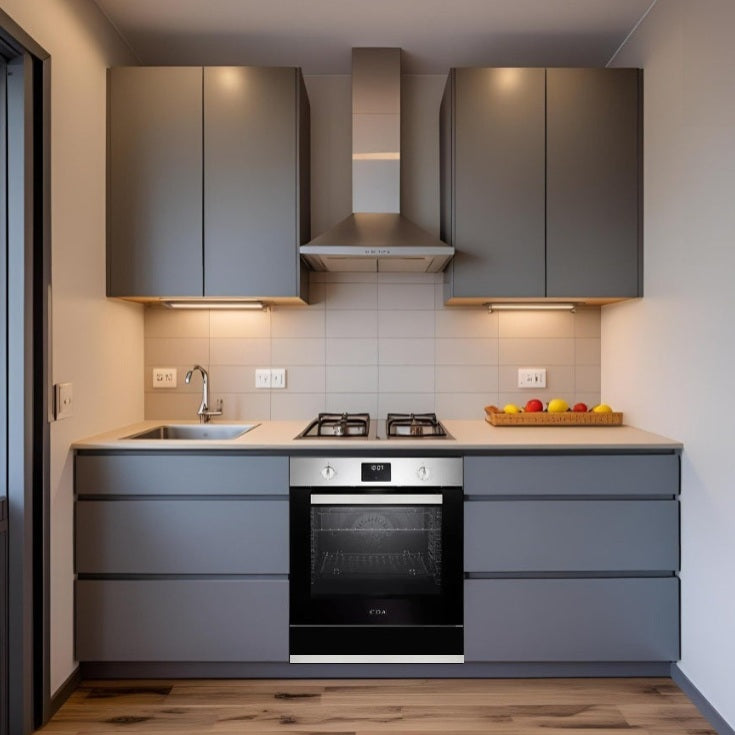 Under Counter Built in Gas Oven, Electric Grill & Warming Drawer SCD720SS-(Gas Fan Oven)