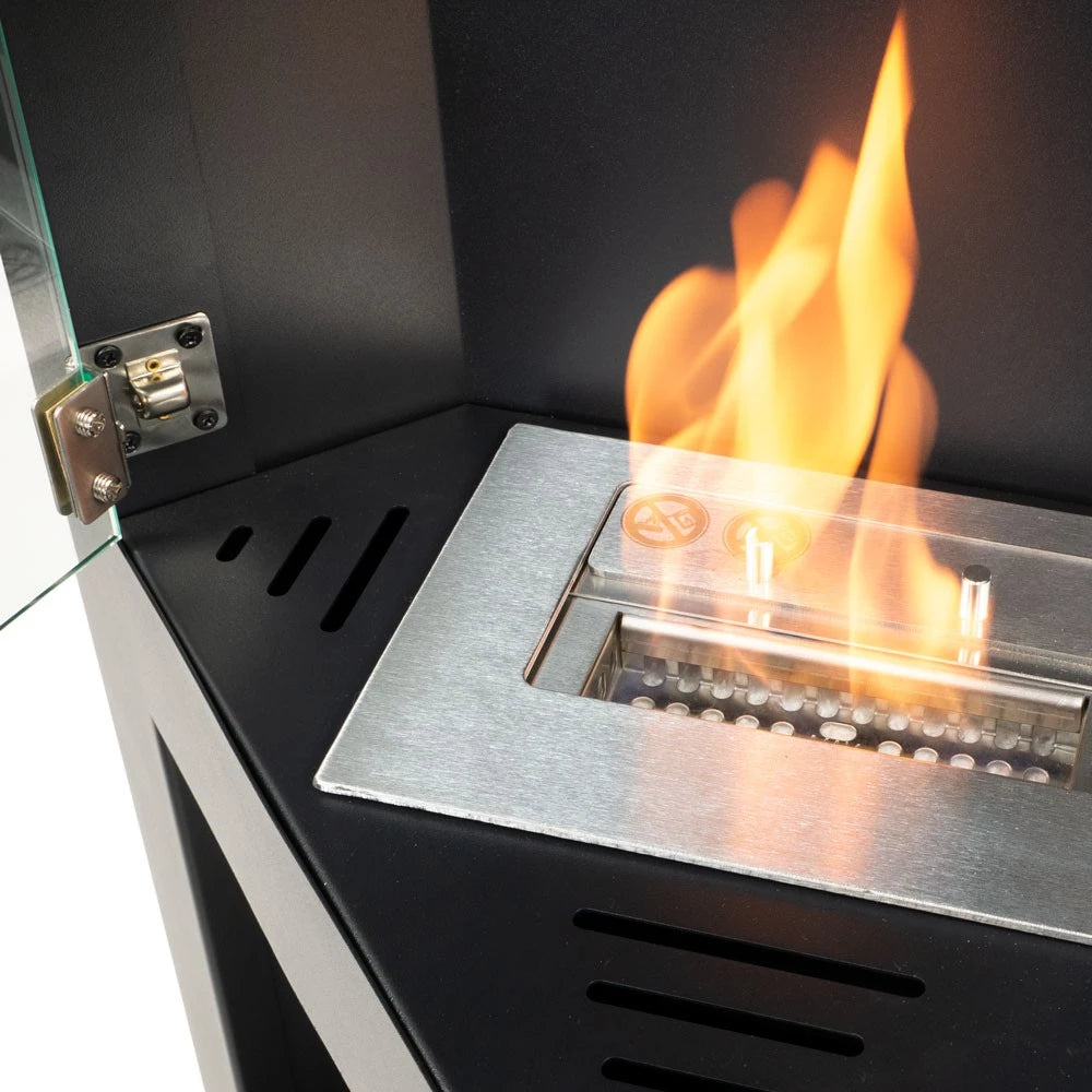 Scandi-Flame Oregon Wall-Mounted Bioethanol Stove – No Chimney, No Problem!