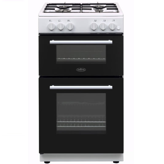 LPG Bottled Gas ONLY White Gas Cooker Belling 50cm TGCBFSG51TCWHLPG