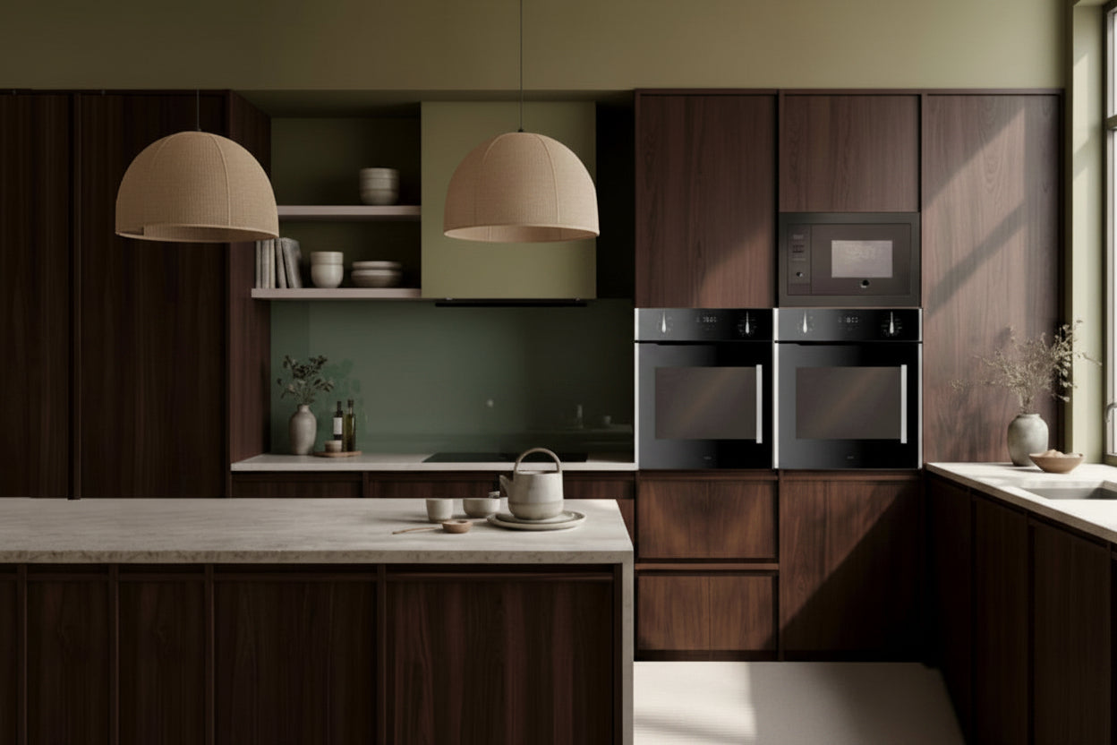 Built In Gas Double Oven 90cm Replacement Pack Gas Oven,Electric Grill,Rotisserie & Blank Panel