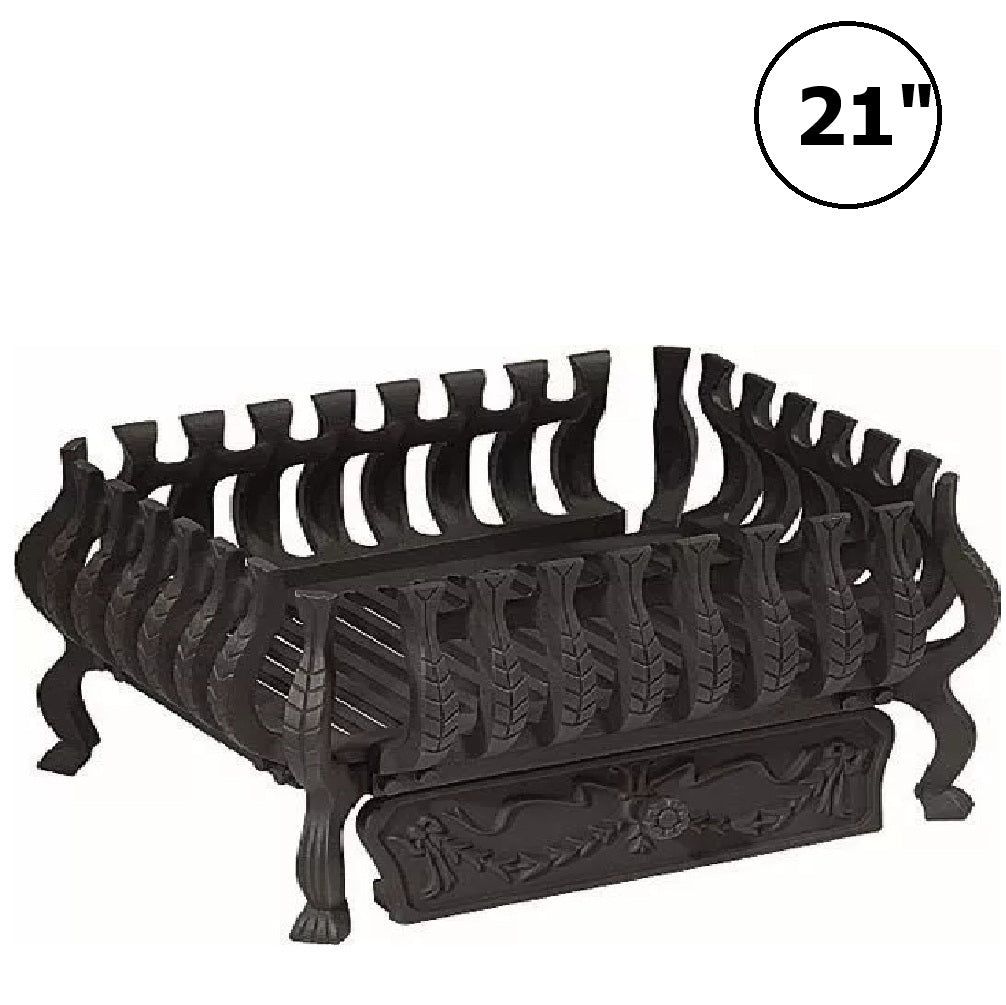 Valencia Remote Controlled Gas Basket Fire with Coal Effect Inset Gas Fire