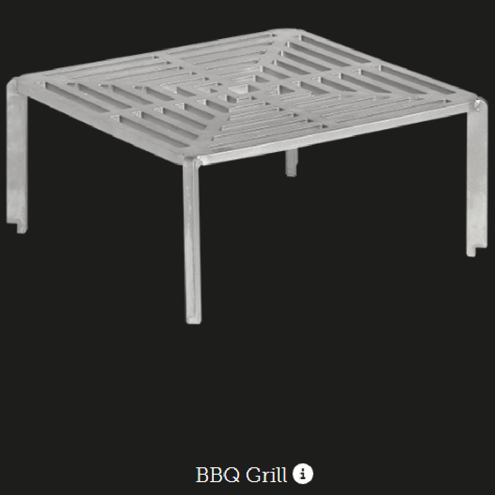Stovax Gazco Dragonfly Firenza 1000 Tall Plancha BBQ