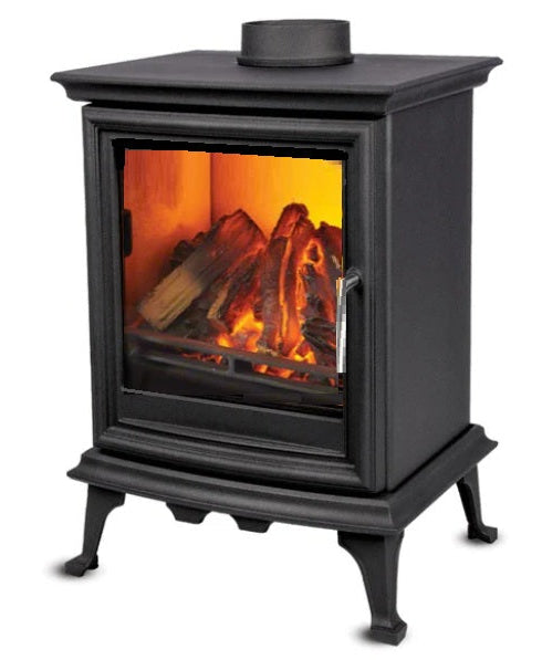 Electric Flame Efffect Fire For Freestanding Solid Fuel Stove Chamber SLE-TGC25i