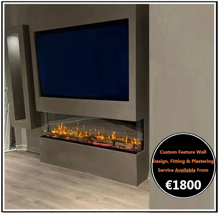 Custom Feature Wall Deisgn, Fitting & Plastering Service Available.