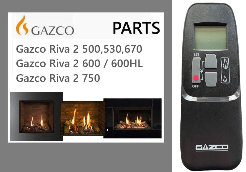 Gazco Riva2 Gas Fire EL0571 Replacement Remote Control Handset