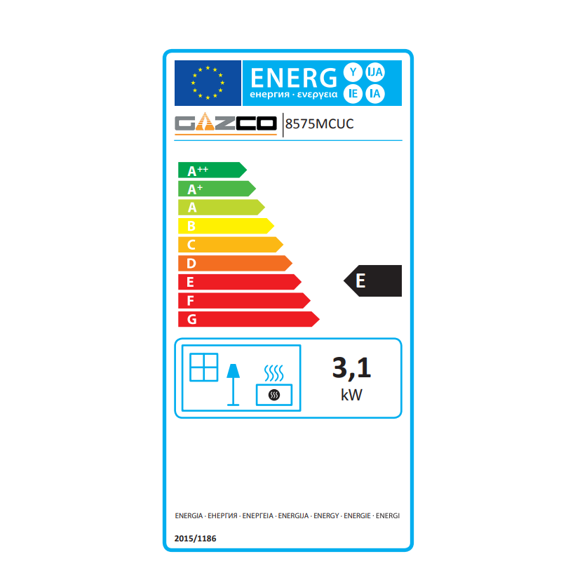 Gazco Stockton 5 Conventional Flue Coal Effect Gas Stove