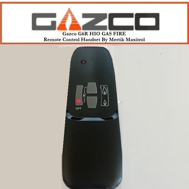 Gazco G6R-HIO Gas Fire Remote Control Handset – Mertik Maxitrol Remote Control Handset