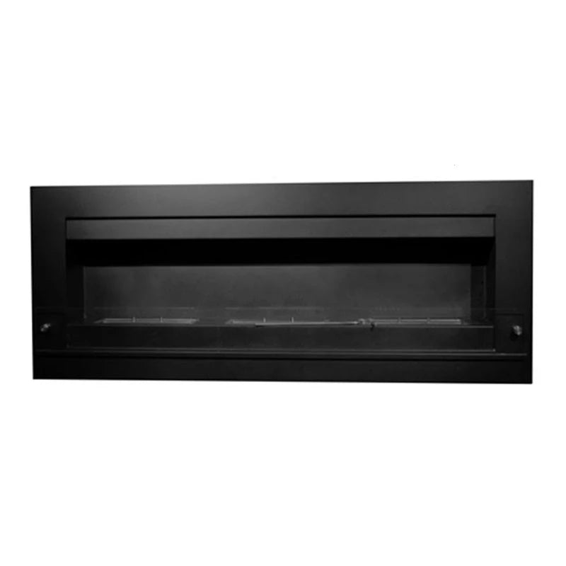 Scandiflame Quatro Black Extra Large Bioethanol Wall Mounted Fireplace 1360mm wide