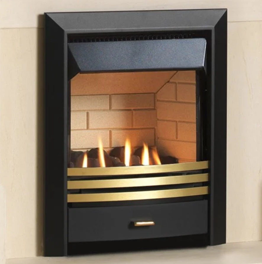 Burley Shersbury 4880 Contemporary Coal Effect Flueless Gas Fire.