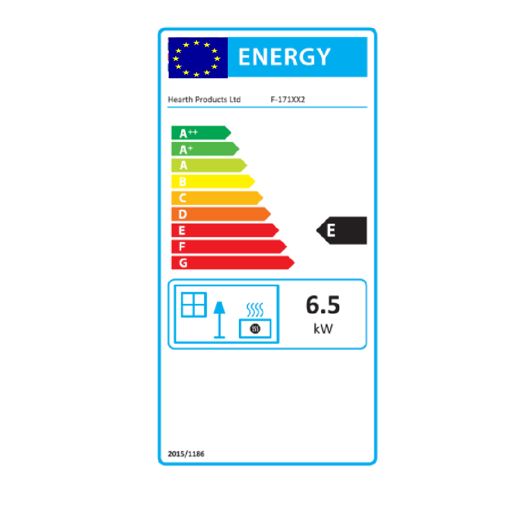 Wildfire Ravel 1720 MW Rear Exit Only Balanced Flue Burning Logs Gas Fire