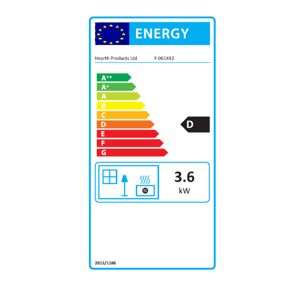 Wildfire Ravel 550 HE Log Effect Slide Control Conventional Flue Gas Fire with Anthracite Contemporary Trim