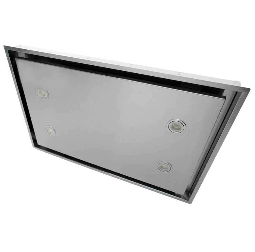 CDA EVX90SS Integrated 90 by 60cm Chimney Ceiling Hood