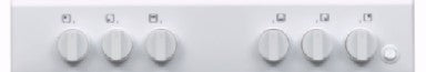 LPG Bottled Gas ONLY White Gas Cooker Belling 50cm TGCBFSG51TCWHLPG