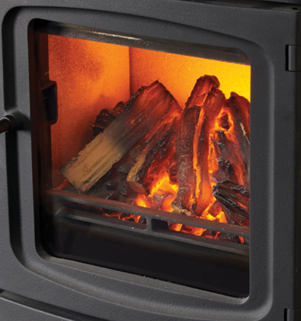 Electric Flame Efffect Fire For Solid Fuel Casette Inset Stove Chamber SLE-TGC25i