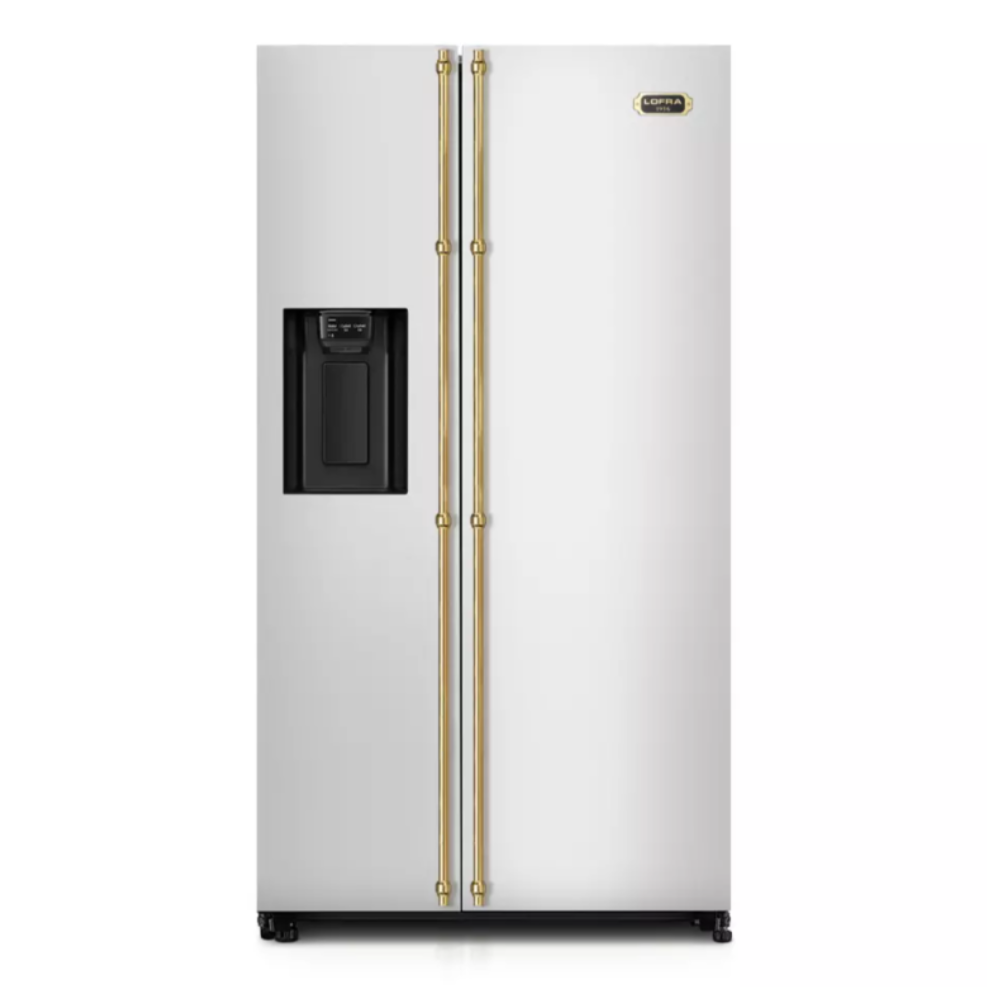 Stainless Steel Lofra Dolcevita GF-917 American Fridge Freezer SXS 92cm