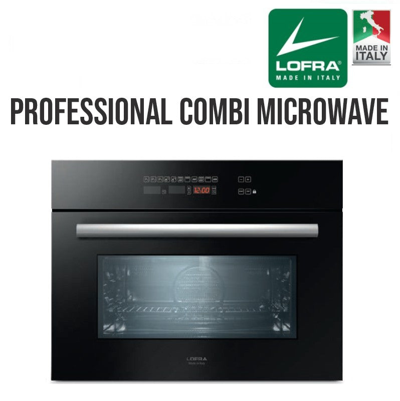 LOFRA Professional FMVN6TME Black Glass Combi Microwave Oven 1000w h45cm w60cm