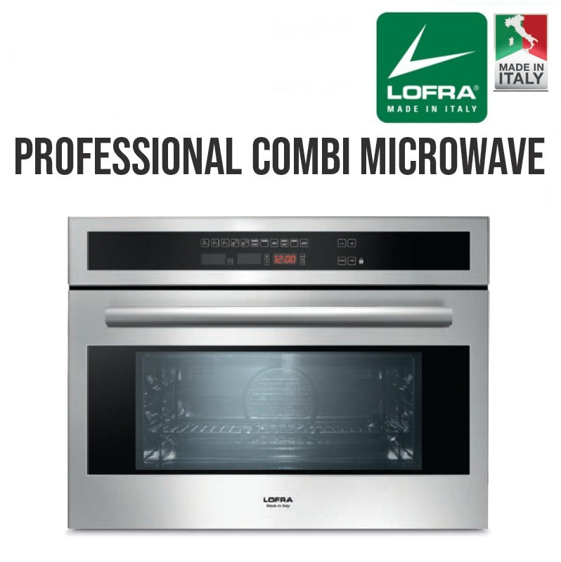 LOFRA Professional FMVN6TME Black Glass Combi Microwave Oven 1000w h45cm w60cm