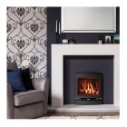 Gazco Logic HE CF Coal Gas Fire with Vogue Inset Stove Frame