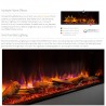 Gazco Liberty 85 eReflex Freestanding Stove Electric Fireplace - Chromalight information