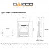 Gazco Logic2 Electric Fire with Black Frame & Chartwell Front