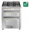 LOFRA RNMUD76MFTE / CI 70cm Italian Range Cooker, Electric Double Oven Classic Stainless 