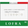LOFRA Rainbow 90 Features Burgundy Steel
