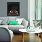 Burley Astute Sillouette Framed Hole in the wall Flueless Gas Fire. Remote Controlled Gas Fire. 4113R-SL