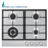 CORE Stainless Steel 4 Burner Stainless Steel Gas Hob ,with Wok Burner, Cast Pan Supports TGCAHG6200SS