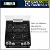 Electrolux Gas 55cm Stainless Steel & Black Gas Double Oven Cooker with Electric Grill (21.5") (55cm)