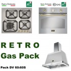 DOLCEVITA RETRO GAS HOB ,RETRO GAS OVEN & HOOD.Pack-DV 60:60 (Custom Built 2-4 Weeks)