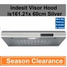 SPECIAL OFFER 60cm Indesit Visor Hood in Silver