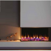 SolarFlame 100RW1-2-3 Sided 1600 mm Electric Fireplace, with built in audio fire cracklng.