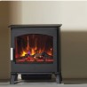 The Atwood 543 Electric Log Effect Led Electric Steel Stove with Thermostatic