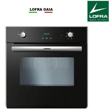 Lofra FOS66GE 60cm Gas Single Oven in Black Gas Fan Assisted Oven