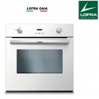 Lofra Gaia FOS66GE 60cm White Glass Single Gas Fan Oven