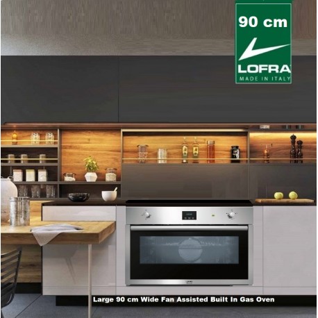 LOFRA ETNA 90 FAS96GE Large Single Gas Oven Stainless Steel Features