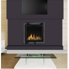 Series 7000 HE Acclamation Black Nickle Framed Wall Gas Fire