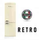 Bompani 60cm BOCB606/C Retro Fridge Freezer in Cream