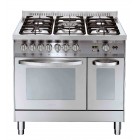 LOFRA Professional PD96MFE/C 90cm Gas Dual Fuel Range Cooker Stainless Steel