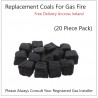 Coals for a Gas Fire . Natural Gas Fire Coals or LPG Bottled Gas fire Coals.