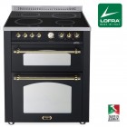 LOFRA DOLCEVITA UD76MFTE/4I 70cm Induction Range Cooker Black
