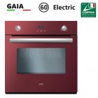 LOFRA GAIA 69ee 60cm Built In Electric Multi Function Single Oven Red Burgundy