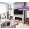 SolarFlame 160RW1-2-3 Sided 1600 mm Electric Fireplace, with built in audio fire cracklng.