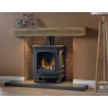 Wood Burner or Gas Burner Stove Geo Cast Wood Effect Beams for Ingot Fireplaces