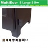 MultiEco5 Large Solid Fuel Freestanding Solid Fuel Stove for Log or Coal Smoke Control MultiFuel 5KW