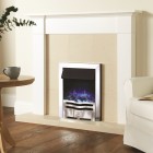Gazco Logic2 Electric Fire with Brass Frame & Wave Front